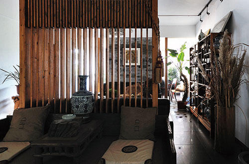 上饒靜與動(dòng)的中式辦公室設(shè)計(jì)裝修案例