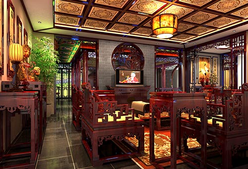 上海中式設(shè)計會所——“唐風宮廷式”的臻萃之境