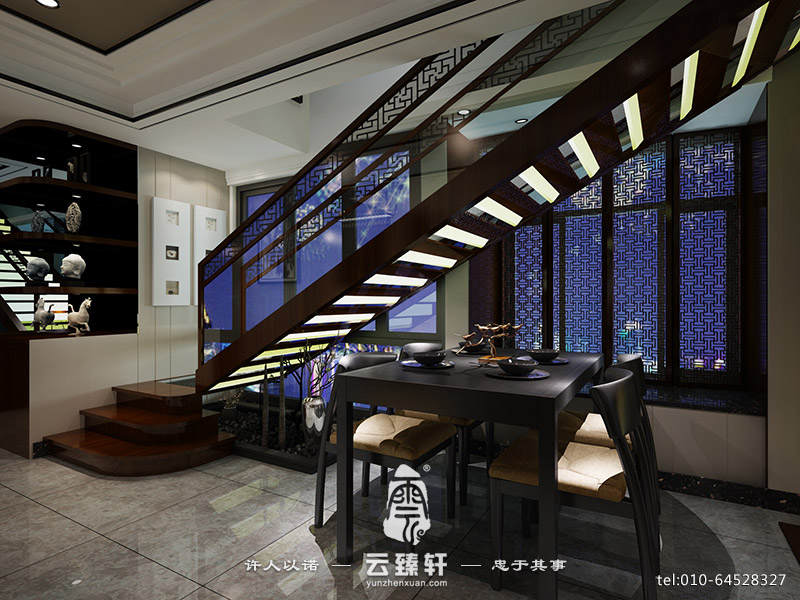 中式家裝復(fù)式樓裝修