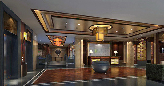 中式設(shè)計-足道會所效果圖