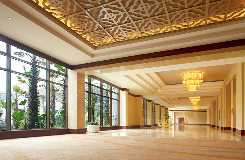 中式酒店的入口通道設(shè)計