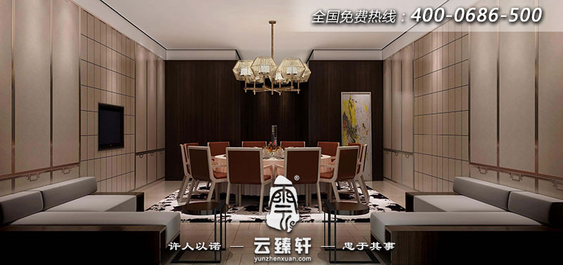 會(huì)所餐廳的包間洋溢者傳統(tǒng)的中式氣息