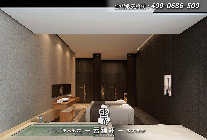 養(yǎng)生會(huì)所的VIP水療裝修效果圖