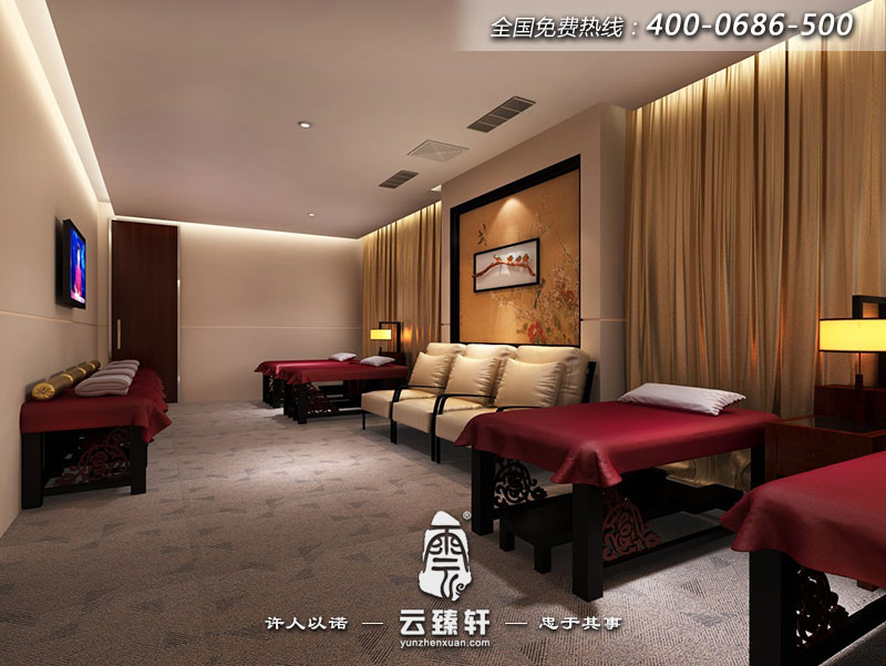 養生房間的裝飾