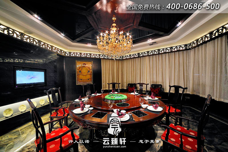 古色古香的餐廳包間設計