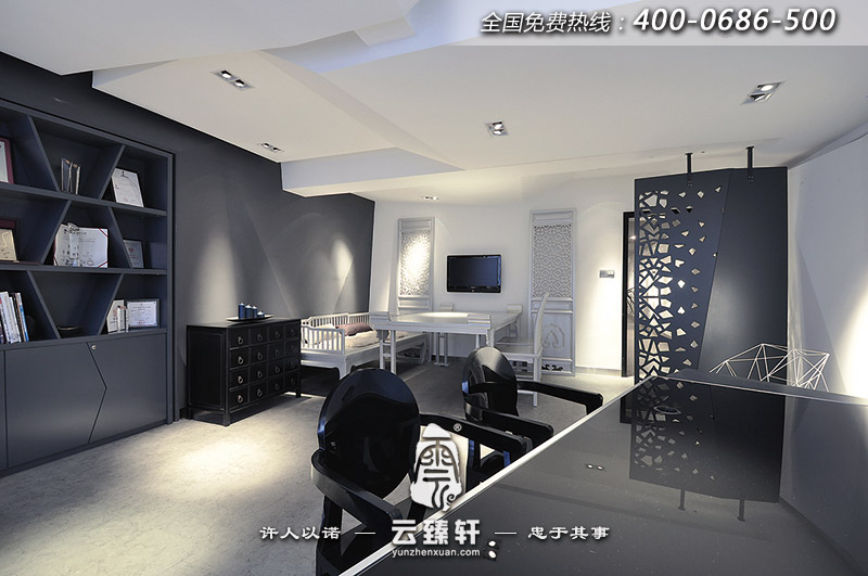 簡約中式的辦公室圖片