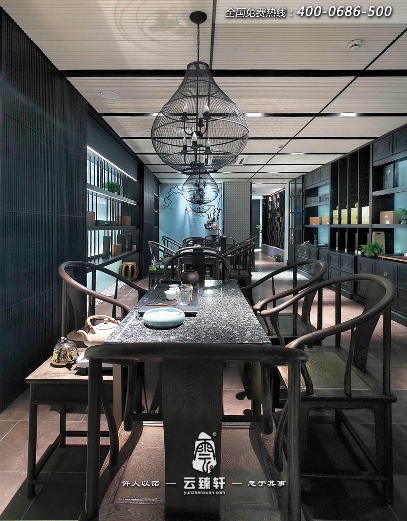 茶桌椅展示效果圖