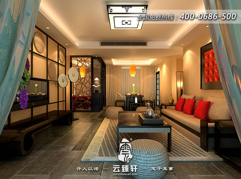 客廳沙發(fā)風(fēng)水禁忌效果圖