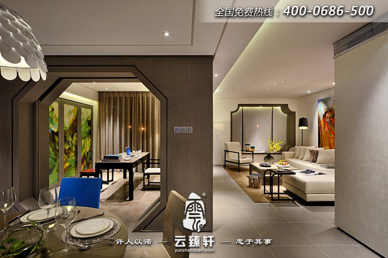 新中式風格設計效果圖