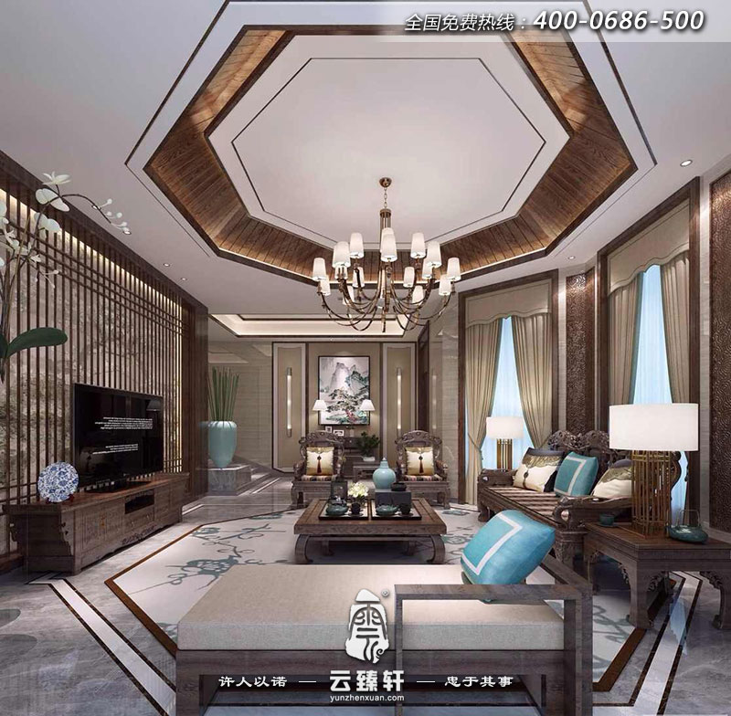 聯(lián)排別墅裝修風(fēng)水效果圖