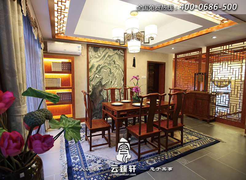 餐廳新中式風格裝修效果圖