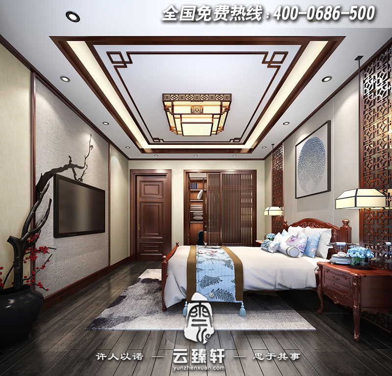 唐山別墅二層客房設(shè)計(jì)效果圖