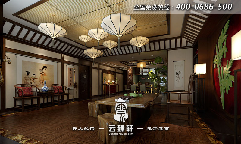 茶坊方案設(shè)計效果圖