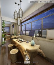 陽臺中式設計中的裝修環節