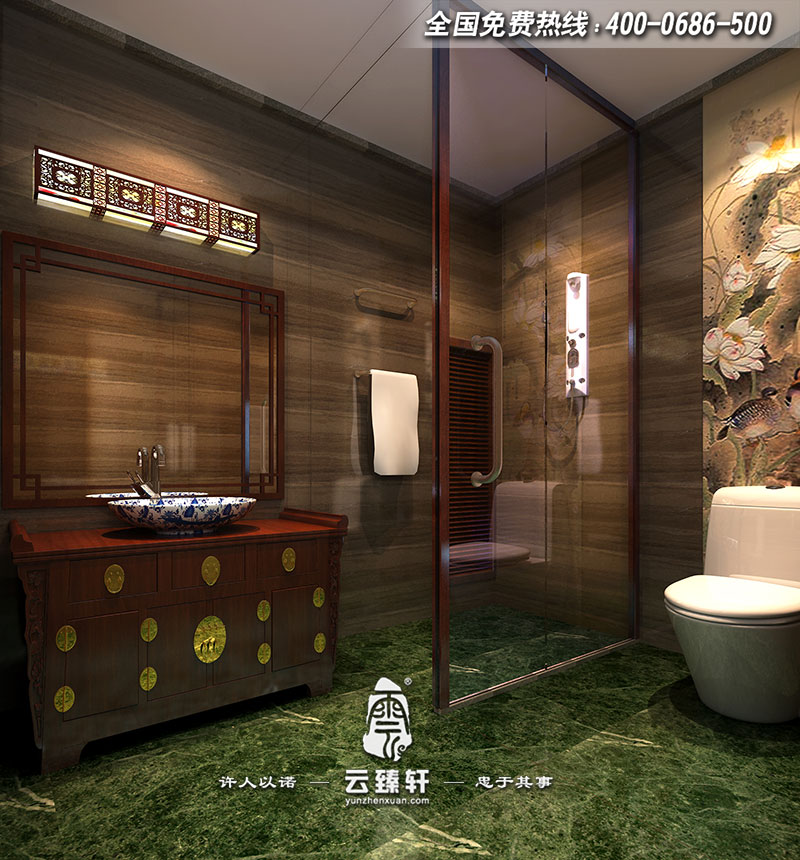中式衛(wèi)生間設(shè)計(jì)效果圖