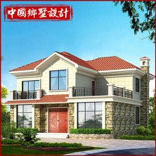 二層新中式別墅|造價(jià)25萬(wàn)左右|新農(nóng)村自建房設(shè)計(jì)圖紙大全